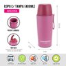 13 copo termico dupla camada 400ml jacki design